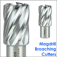 Broaching Cutters for mag drill systems