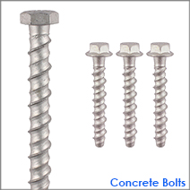 Concrete Bolts and Frame Screws